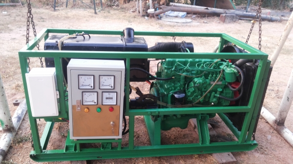 ขายอีกรอบครับหมดงานแล้วเครื่องปั่นไฟ 18.5Kva พร้อมใช้งาน380/220v