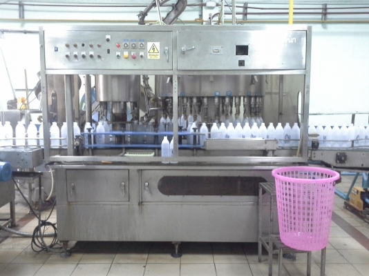 ขายเครื่องบรรจุ ล้างขวด ปิดฝา ระบบโรตารี่ โชว์ดาวโรต้าแพ็ค กำลังการผลิต 3 ล้านขวด/เดือน จำนวน 1 ไลน์ผลิต เครื่องจักรพร้อมใช้งาน