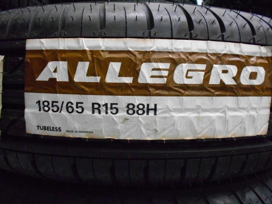 ขายยางใหม่ Allegro 185/65/15 ปี 13 ราคา 5,600.-/ชุด ใส่ ถ่วงฟรีค่ะ