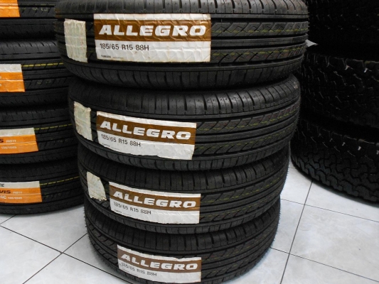 ขายยางใหม่ Allegro 185/65/15 ปี 13 ราคา 5,600.-/ชุด ใส่ ถ่วงฟรีค่ะ