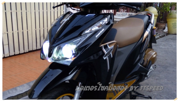 ขาย Click 125i idling stop แต่งไฟหน้าโปรเจคเตอร์ LED