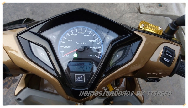 ขาย Click 125i idling stop แต่งไฟหน้าโปรเจคเตอร์ LED