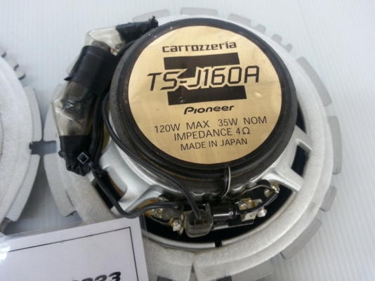 ลำโพง 6 นิ้ว แกนร่วม 2 ทาง Pioneer TS-J160A มือ2 จากญี่ปุ่น