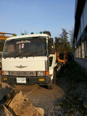 (18ล้อ)....หัวลากมิตซฯFV214J....เครื่อง6D20. พร้อมหางโรเบท2คาน....มีสะพาน