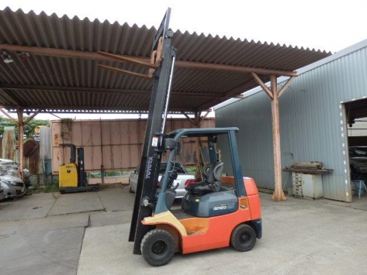 ขายรถโฟล์คลิฟท์ TOYOTA รุ่น 02-7FGK25 ใช้งานเพียง 111 ชม. สภาพเหมือนใหม่ ราคา 195,000 บาท นำเข้าจากประเทศญี่ปุ่น 100\% ไม่เคยใช้งานในประเทศไทย