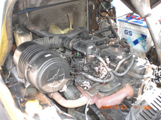 ขายรถยก toyota  40-7fg20 3.50 m. side shifter