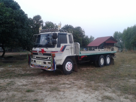 รถอีซูซุ 10 ล้อ พื้นเรียบ FVM 175 แรงม้า. ปี 38  ลดเหลือ 300000