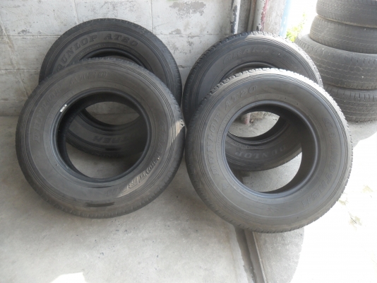 ยาง DUNLOP 255/70R16ปี13 สวยๆ 4 เส้น ราคา 2800 บาท