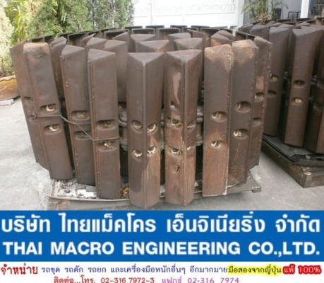 โซ่ D60P-6 พร้อมแผ่น(แท้) รถดัน KOMATSU (90 cm.) เก่านอกญี่ปุ่นแท้(44 ข้อ) ตัด 1ข้อ สวย