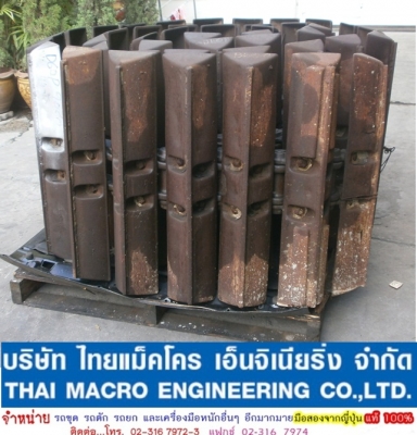 โซ่ D60P-6 พร้อมแผ่น(แท้) รถดัน KOMATSU (90 cm.) เก่านอกญี่ปุ่นแท้(44 ข้อ) ตัด 1ข้อ สวย