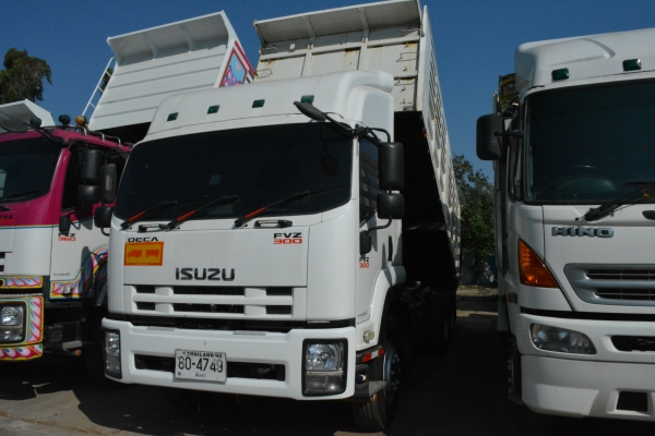 ISUZU DECA 300 hp กระบะดั้ม มีระบบลากลูกดั้ม