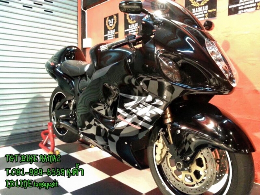 T&amp;T BIKE RAMA2 ขายด่วนๆ 179000 HAYABUSA GSXR1300 ปี2005 สเปคเมกา ไม่มีตัดรอบ มาพร้อมท่อเสียงโหดๆ1คู่งานนอก