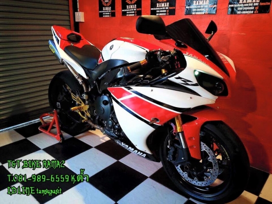 T&amp;T BIKE RAMA2 ขายYAMAHA R1ปี2009 อินวอย + สรรพสามิตแท้ ของแต่งตามรูป ราคา 329000