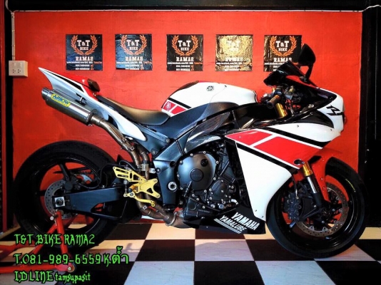 T&amp;T BIKE RAMA2 ขายYAMAHA R1ปี2009 อินวอย + สรรพสามิตแท้ ของแต่งตามรูป ราคา 329000