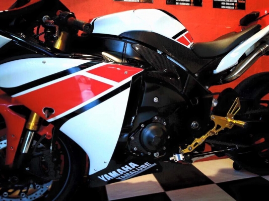 T&amp;T BIKE RAMA2 ขายYAMAHA R1ปี2009 อินวอย + สรรพสามิตแท้ ของแต่งตามรูป ราคา 329000