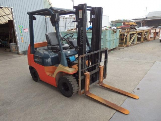 ขายรถโฟล์คลิฟท์ TOYOTA รุ่น 02-7FGK25 ใช้งานเพียง 111 ชม. สภาพเหมือนใหม่ ราคา 195,000 บาท นำเข้าจากประเทศญี่ปุ่น 100\% ไม่เคยใช้งานในประเทศไทย