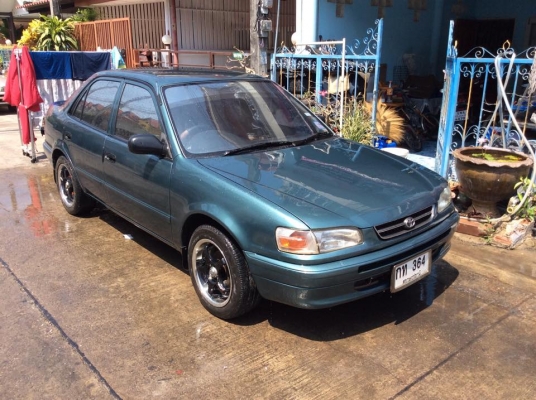 ขายครับ toyota corola 1.5 ท๊อปสุด เกียรธรรมดา ไฟฟ้าทั้งคัน เครื่องเกียรช่วงล่างดีภายในสวยสะอาด พร้อมใช้ แอรหนาวมวิ่งไกลสะบาย สีไม่สวยครับเก็บสี 3ชิ้นจบเลย. ราคา49000 กอล์ฟครับ ดูรถสายไหมวงศกร24ชม