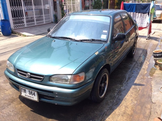 ขายครับ toyota corola 1.5 ท๊อปสุด เกียรธรรมดา ไฟฟ้าทั้งคัน เครื่องเกียรช่วงล่างดีภายในสวยสะอาด พร้อมใช้ แอรหนาวมวิ่งไกลสะบาย สีไม่สวยครับเก็บสี 3ชิ้นจบเลย. ราคา49000 กอล์ฟครับ ดูรถสายไหมวงศกร24ชม