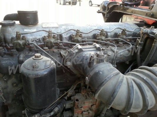 รถบรรทุก  6 ล้อติดเครน  MITSUBISHI   รุ่น FK455J  เครนขนาด 5 ตัน