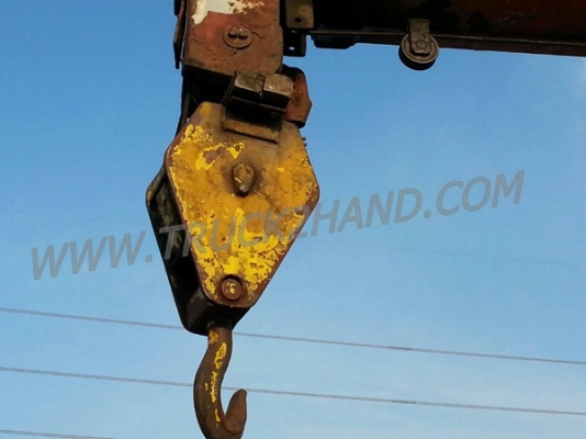 รถบรรทุก  6 ล้อติดเครน  MITSUBISHI   รุ่น FK455J  เครนขนาด 5 ตัน