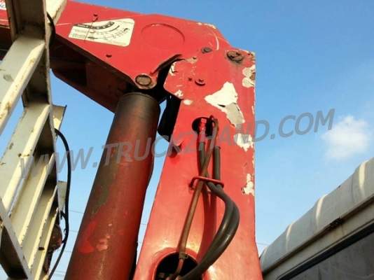 รถบรรทุก  6 ล้อติดเครน  MITSUBISHI   รุ่น FK455J  เครนขนาด 5 ตัน