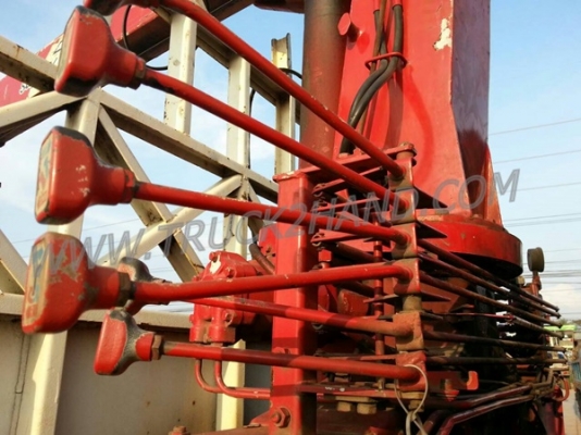 รถบรรทุก  6 ล้อติดเครน  MITSUBISHI   รุ่น FK455J  เครนขนาด 5 ตัน