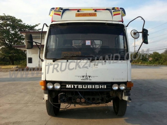 รถบรรทุก  6 ล้อติดเครน  MITSUBISHI   รุ่น FK455J  เครนขนาด 5 ตัน
