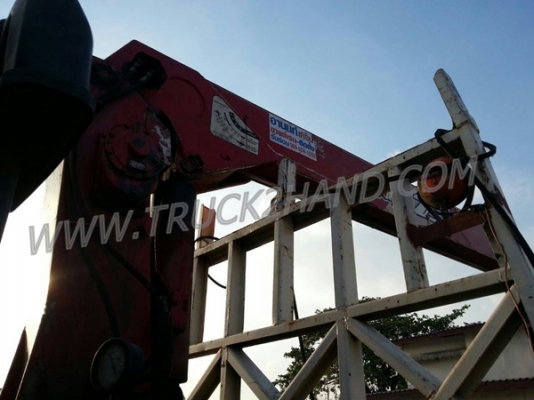 รถบรรทุก  6 ล้อติดเครน  MITSUBISHI   รุ่น FK455J  เครนขนาด 5 ตัน