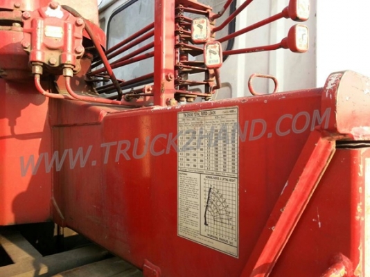 รถบรรทุก  6 ล้อติดเครน  MITSUBISHI   รุ่น FK455J  เครนขนาด 5 ตัน