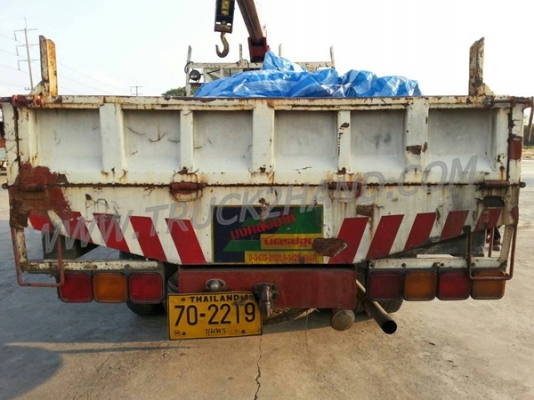 รถบรรทุก  6 ล้อติดเครน  MITSUBISHI   รุ่น FK455J  เครนขนาด 5 ตัน