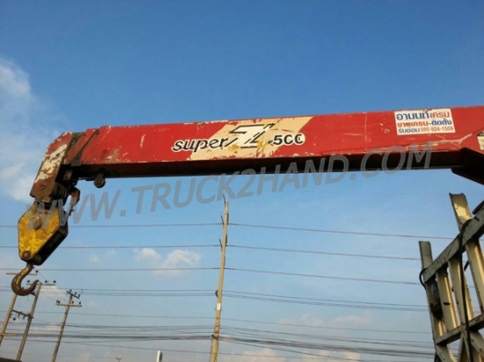 รถบรรทุก  6 ล้อติดเครน  MITSUBISHI   รุ่น FK455J  เครนขนาด 5 ตัน