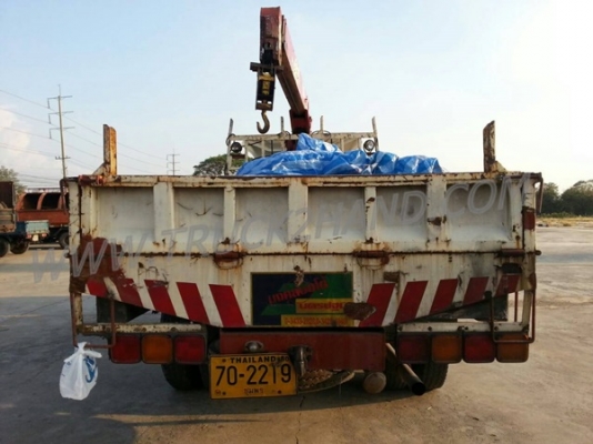 รถบรรทุก  6 ล้อติดเครน  MITSUBISHI   รุ่น FK455J  เครนขนาด 5 ตัน