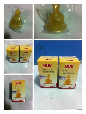 กนม NUK ยางพารา จุกเสมือนนมแม่ สำหรับเด็กติดนมแม่