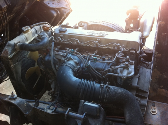 ISUZU NPR 66LX5-S ดั้มสามมิตร เครื่อง 4HF1-120 แรงม้า ช่วงล่าง F เครื่องดี แอร์เย็น ยางดี 6 เส้น