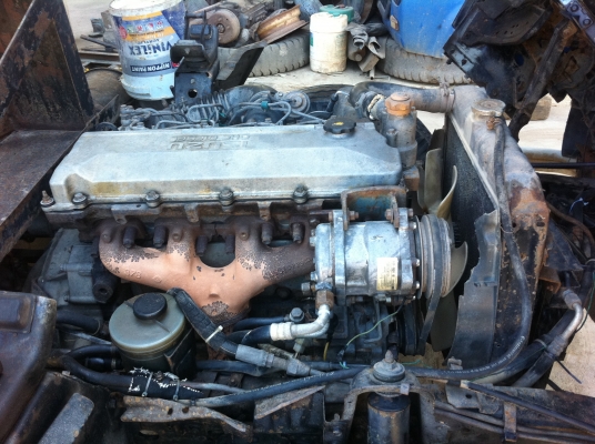 ISUZU NPR 66LX5-S ดั้มสามมิตร เครื่อง 4HF1-120 แรงม้า ช่วงล่าง F เครื่องดี แอร์เย็น ยางดี 6 เส้น