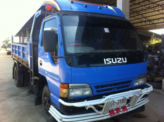 ISUZU NPR 66LX5-S ดั้มสามมิตร เครื่อง 4HF1-120 แรงม้า ช่วงล่าง F เครื่องดี แอร์เย็น ยางดี 6 เส้น