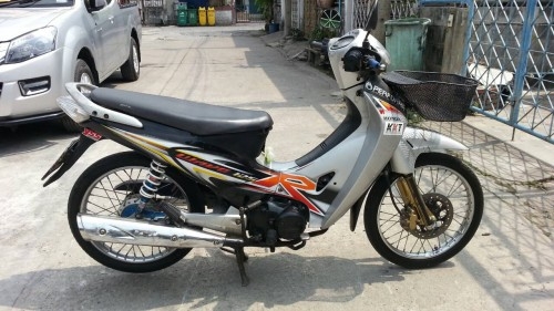สตาร์ทมือ wave125s ปี46 กท184 สีเทาดำ เครื่องดี 18,500