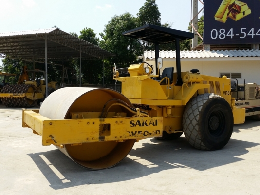 มาใหม่ !! รถบด Sakai SV500D รถบดสั่นสะเทือน 10 ตัน รถเก่านอก นำเข้าจาก USA ไม่เคยใช้งานในไทย