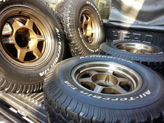 ล้อ  TE37  พร้อมยาง  BF