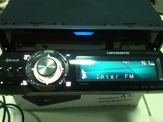 Pioneer P810 Bluetooth MP3 BT Audio Telphone จอสไลด์ไฟฟ้า กราฟฟิกสี AUX ปรีเอ้า2ชุด มือ2 ญี่ปุ่น สภาพสวย