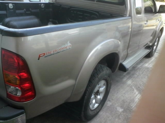 TOYOTA HILUX VIGO D4D EXTRACAB  Prerunner 3.0 MT ปี 2006 รถสวยจัดบางเดิมทั้งคัน ภายในสวยสวยครบ CD ABS ก.ไฟฟ้า ซ.ล็อก กระจกมองข้างปรับไฟฟ้า กุญแจรีโมท Full Option ล้อแม็ก ช่วงล่างแน่นหนึบ ทะเบียนภาษีครบพร้อมไม่มีขาดพร้อมโอน ราคาต่อรองได้ครับ