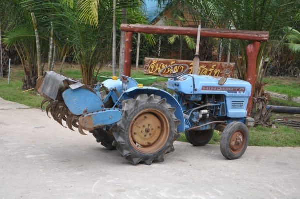 ขายรถไถHINOMOTO 15แรง พร้อมโรตารี่พรวนดิน นำเข้าญี่ปุ่นสวยเดิม ขาย59,000บาท