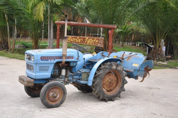 ขายรถไถHINOMOTO 15แรง พร้อมโรตารี่พรวนดิน นำเข้าญี่ปุ่นสวยเดิม ขาย59,000บาท