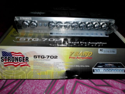 ขายปรีแอมป์7แบนด์ ของดีมียี่ห้อSTRONGER  STG-720 ขายถูก1000
