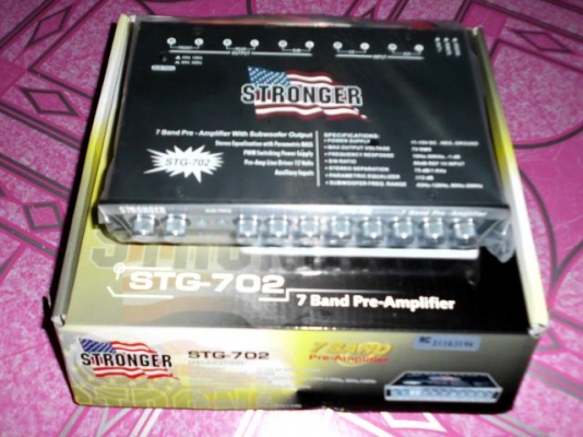 ขายปรีแอมป์7แบนด์ ของดีมียี่ห้อSTRONGER  STG-720 ขายถูก1000