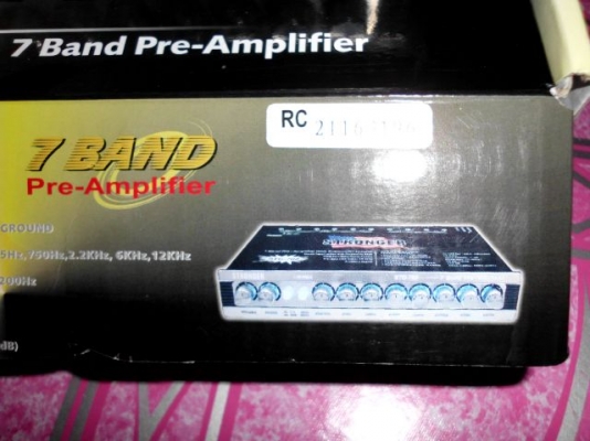 ขายปรีแอมป์7แบนด์ ของดีมียี่ห้อSTRONGER  STG-720 ขายถูก1000