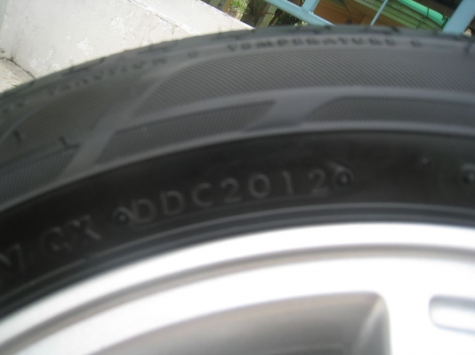 ขายล้อแม็กเดิม Mitsubishi mirage 14"x4.5" 4รู 100 et46 +ยางปี12 (081-3747940)