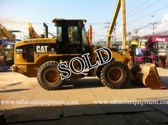 รถตัก CAT 924G บจก.สหสินอีควิปเม้นท์ โทร.081-5851880, 02-5168100-1 www.sahasinequipment.com