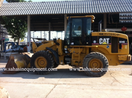 รถตัก CAT 924G บจก.สหสินอีควิปเม้นท์ โทร.081-5851880, 02-5168100-1 www.sahasinequipment.com