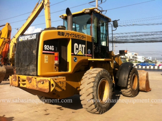 รถตัก CAT 924G บจก.สหสินอีควิปเม้นท์ โทร.081-5851880, 02-5168100-1 www.sahasinequipment.com